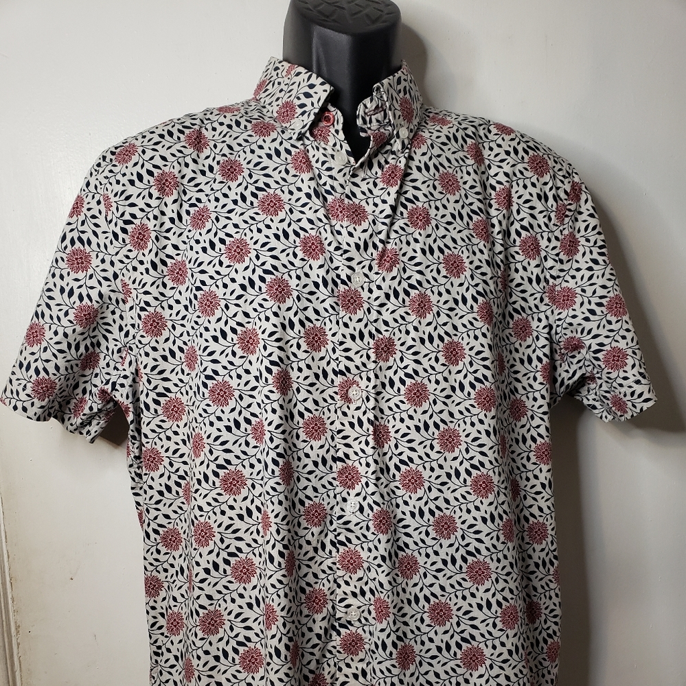 Stunning Floral Button-Down Shirt